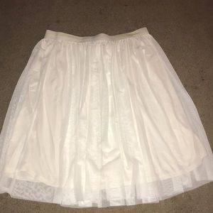 White skirt